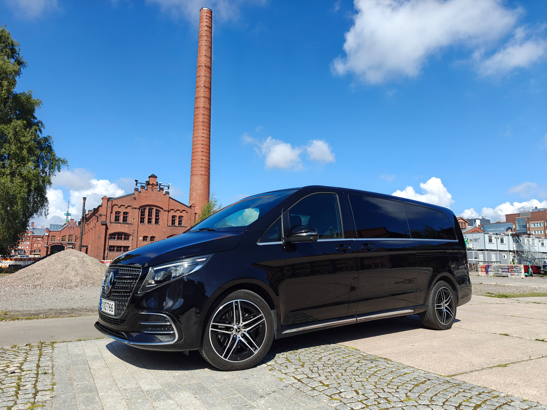 Limo Finland's VIP van in Helsinki